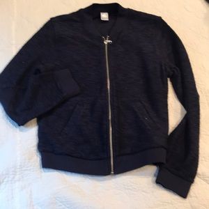 Old Navy Active textured navy zip up
